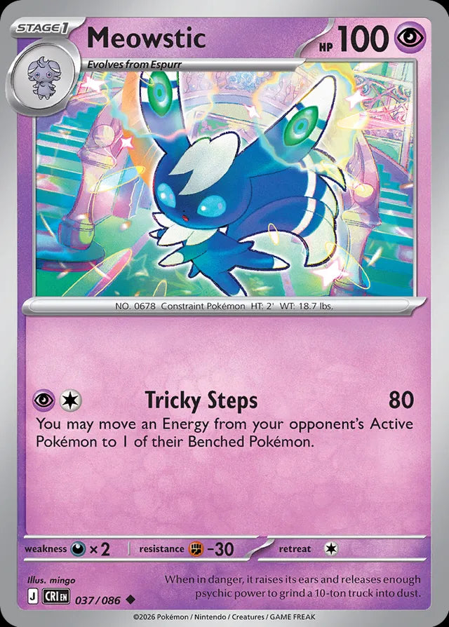 Chaos Rising Meowstic #037/86